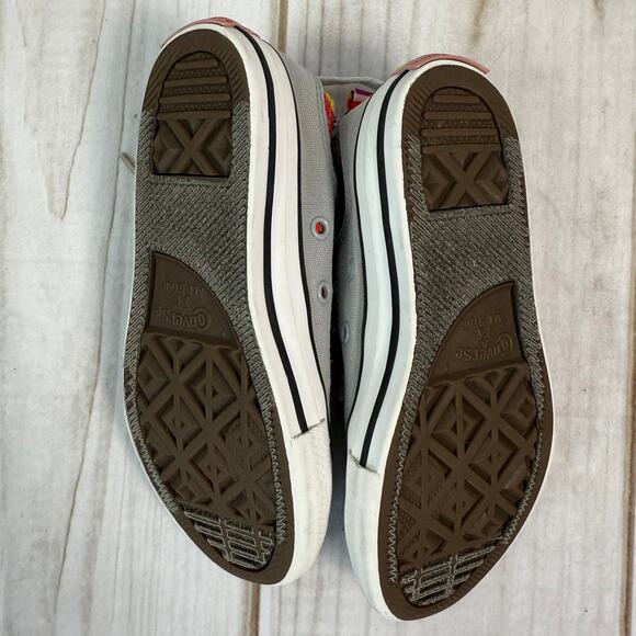 Converse All Star Chuck Taylor Rainbow Trim Low Top Sneakers Kids Shoes - Picture 5 of 5